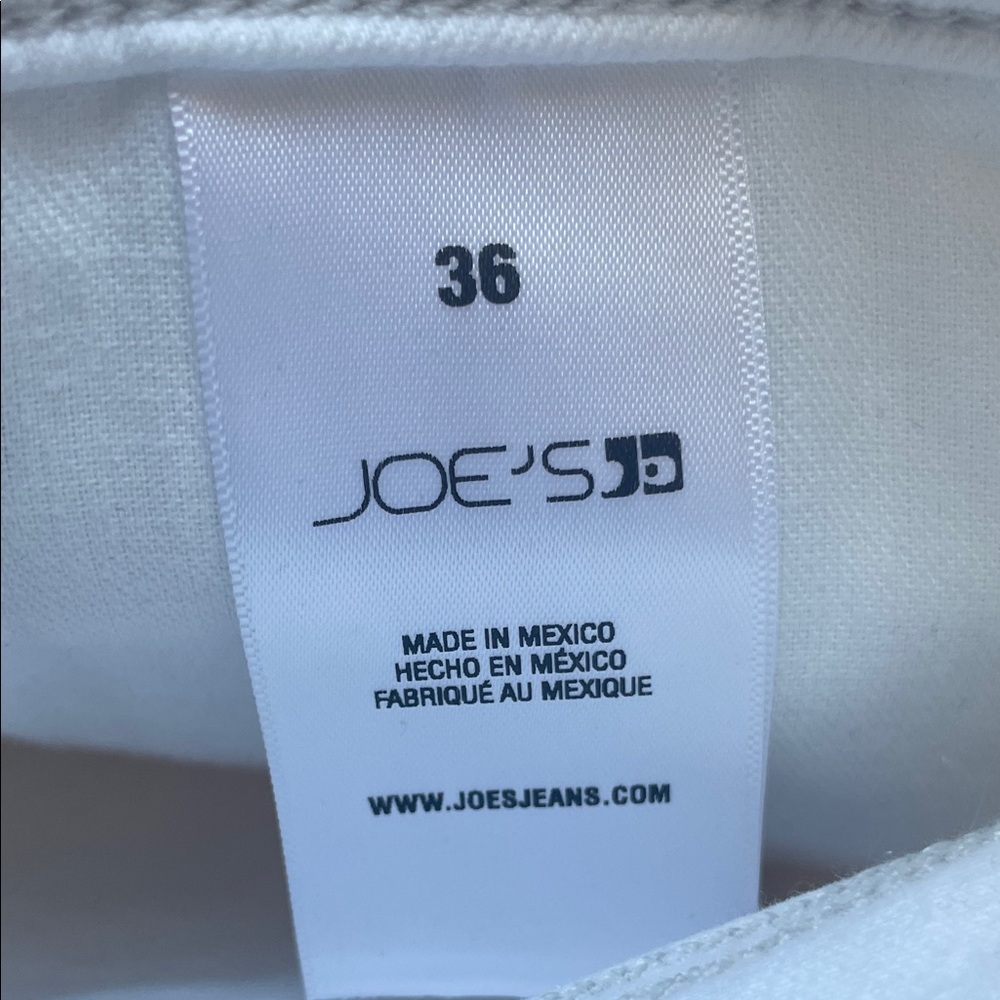 Slim Straight 36x32 Joe’s Jeans The Kinetic Brixton White Stretch Jeans NWT - Picture 6 of 7